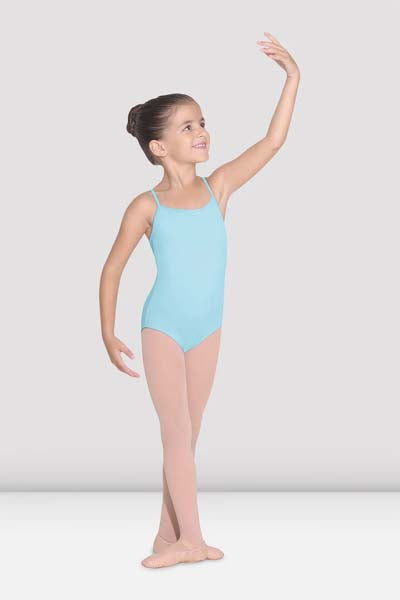 BLOCH CL5607 Girls Parem Camisole Leotard Pastel Blue